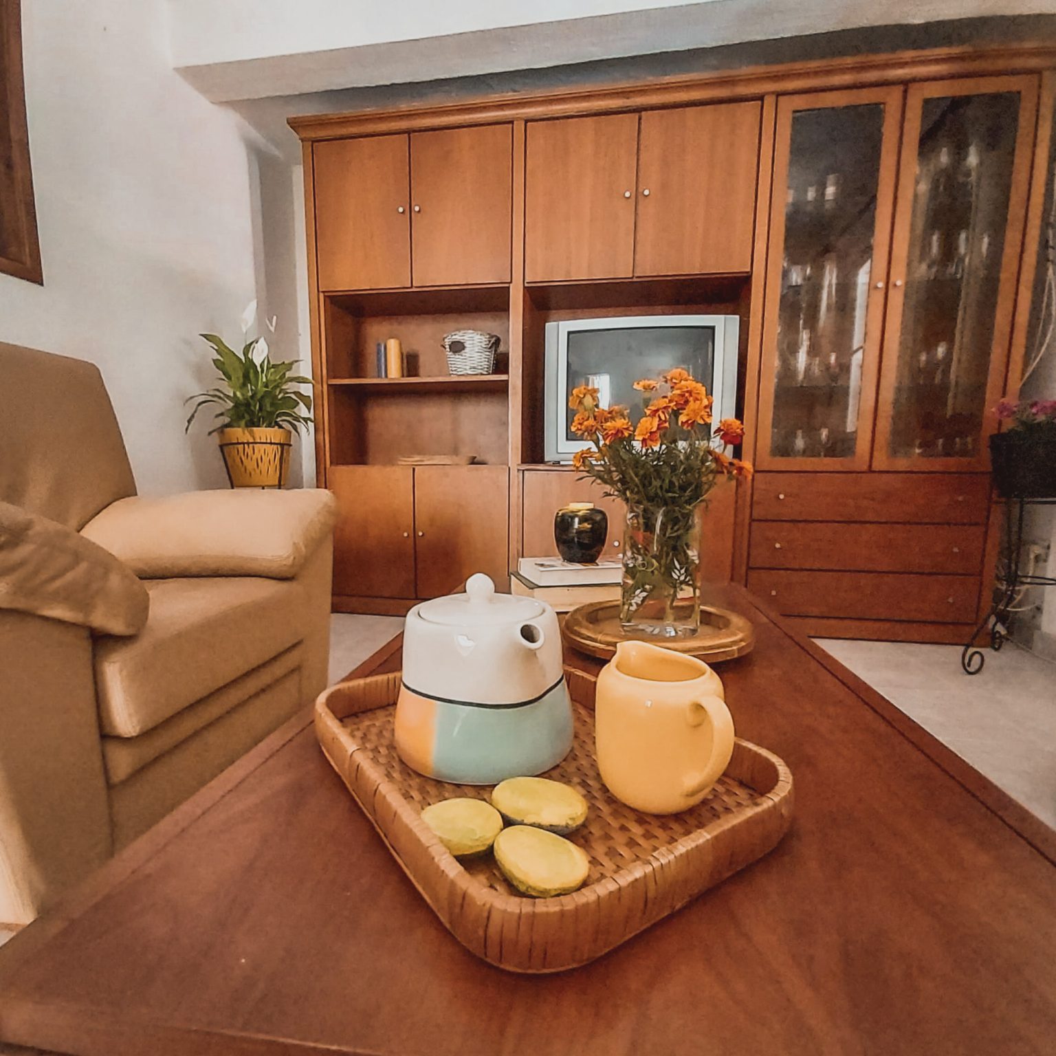 Living room at the Eco-CoLiving house