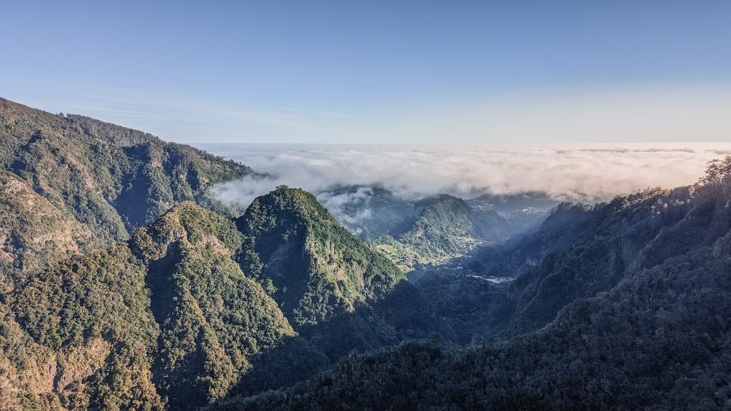 Green mountain valleys of Madeira